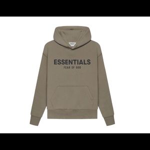 Essential fear of god hoodie kids